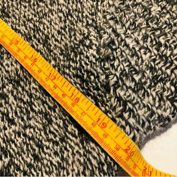 Design History Grey & White Poncho/Wrap Style Open Cardigan Sweater Size Small - Picture 5 of 5